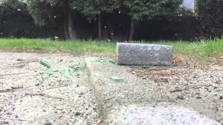 Broken bottle iPhone 6 Plus Slow Motion