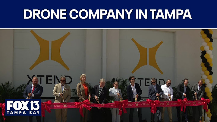 Drone company sets up home base in Tampa