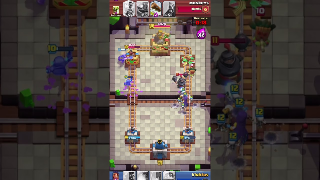 Wizard DESTROYS everything! Epic Clash Royale Battle!