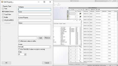 Properties | Using Bommer for SOLIDWORKS