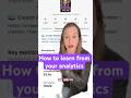 How to learn from your tiktok analytics to understand the algorithm #contentcreator #mathmajor