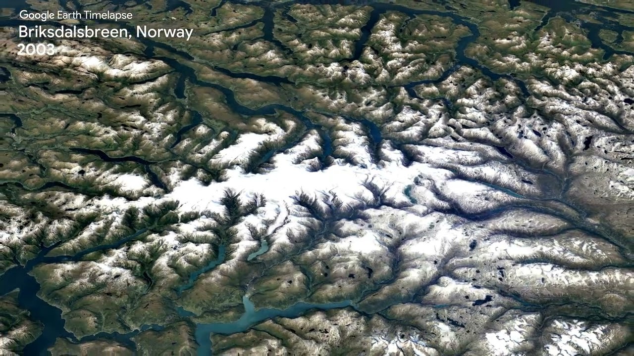 Briksdalsbreen, Norway - Earth Timelapse