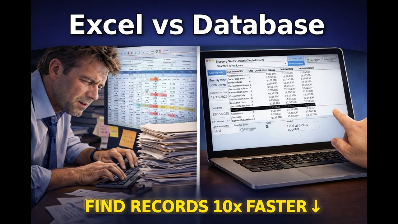 Excel Can't Do THIS (Database Demo) - YouTube