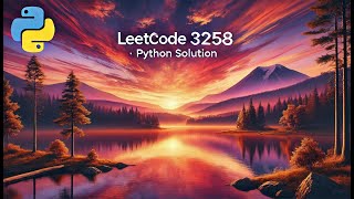 leetcode 3258 : substrings with k constraints : python solution