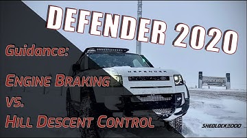 Engine Braking and All Terrain Progress Control (ATPC) #newdefender #landrover #TRS2 #defender2020