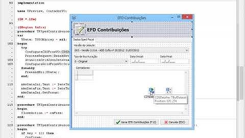 T2Ti ERP 2 0   Lazarus   EFD Contribuicoes   07 Geracao do Arquivo 01