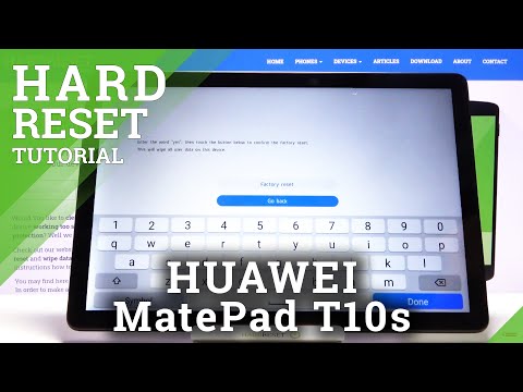 How to Hard Reset HUAWEI MatePad T10S – Factory Reset by Recovery Mode