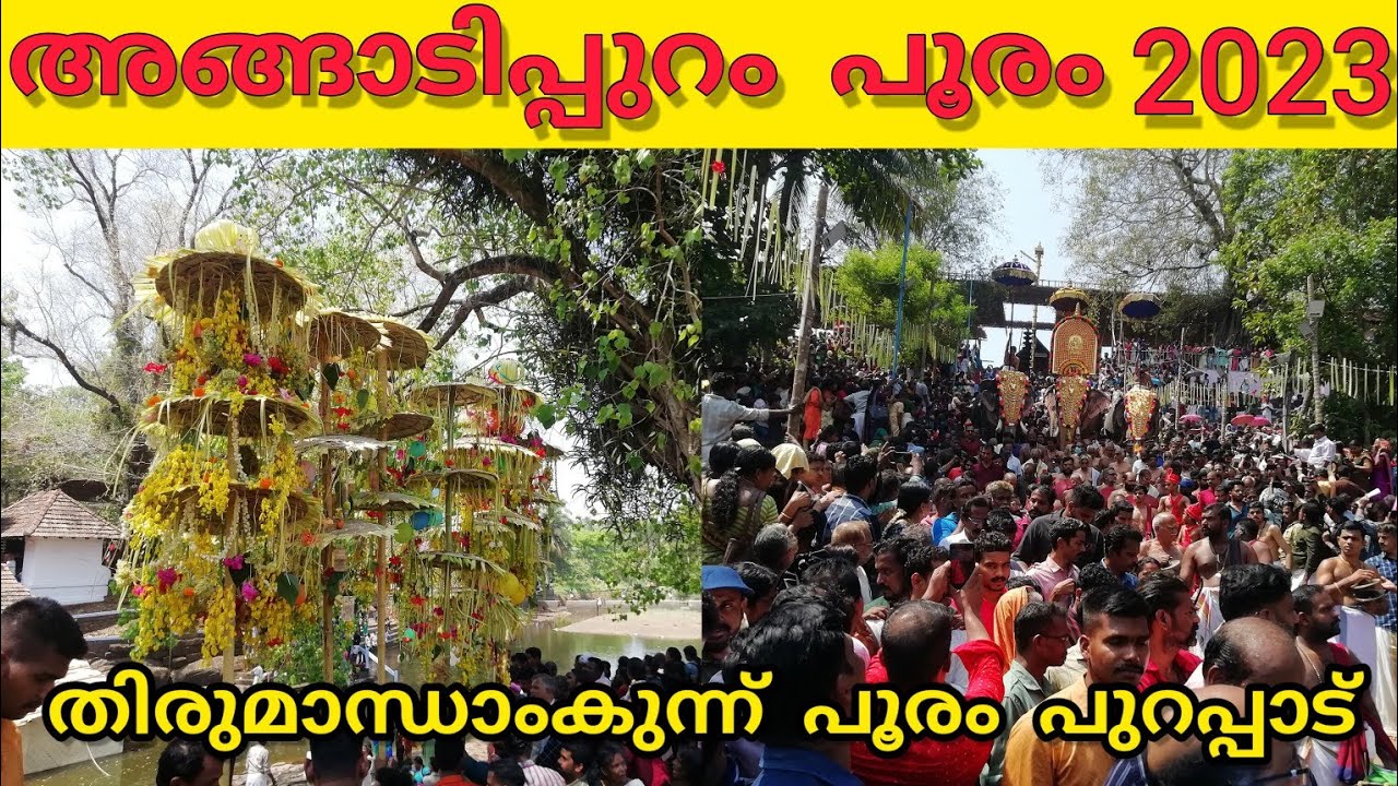 Thirumandhamkunnu pooram 2023 | തിരുമാന്ധാംകുന്ന് പൂരം പുറപ്പാട് 2023 | Angadippuram pooram 2023 |