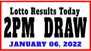 OLRT LIVE: Lotto Results Today 2pm draw January 6, 2022