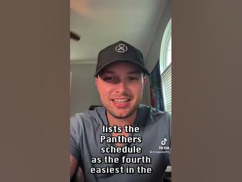 4th Easiest Schedule According to ESPN! #carolinapanthers #keeppounding