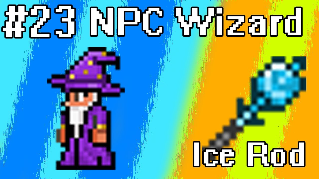 Poradnik Terraria 25 - NPC Wizard, Ice Rod - YouTube.