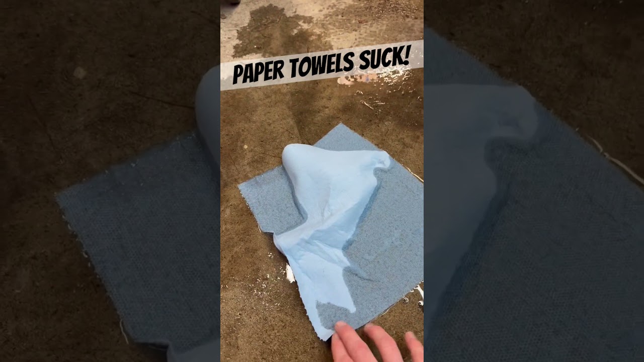 Why Blue Paper Towels? 