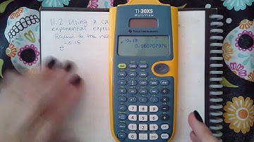 11.2 Using a calculator to evaluate exponential expressions involving base e