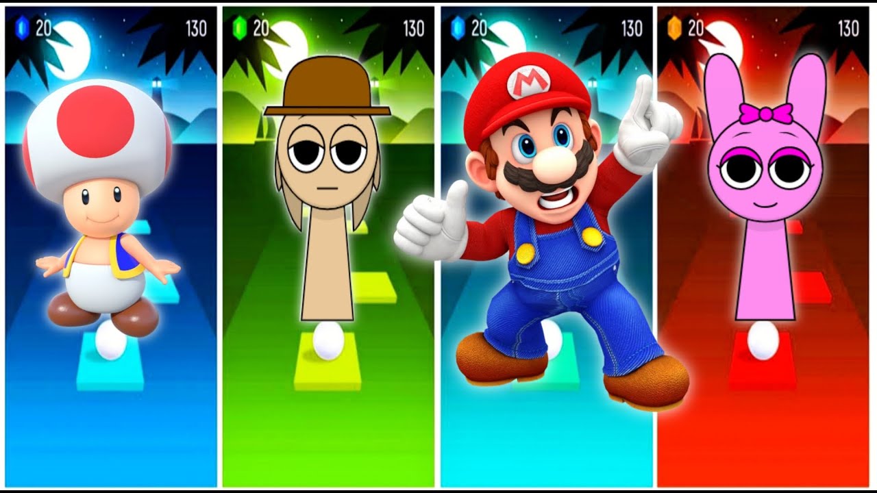 💞 SUPER MARIO 🆚 SPRUNKI 🆚 SUPER MARIO 🆚 SPRUNKI - YouTube