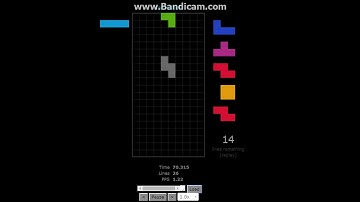 Tetris Invisible Sprint 40L 109.981s [Jstris]