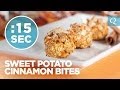 Sweet potato cinnamon bites  15secondrecipe