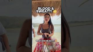 She Said She Made It With Blood & Sweat Then He Said This