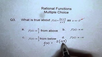 Behaviour Near Vertical Asymptote Q3