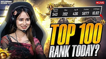 CONQUEROR TOP 100 LIVE😱PLAYING BGMI 4.0 UPDATE😍💥BGMI LIVE |#bgmilive #girlgamer #pubgmobile