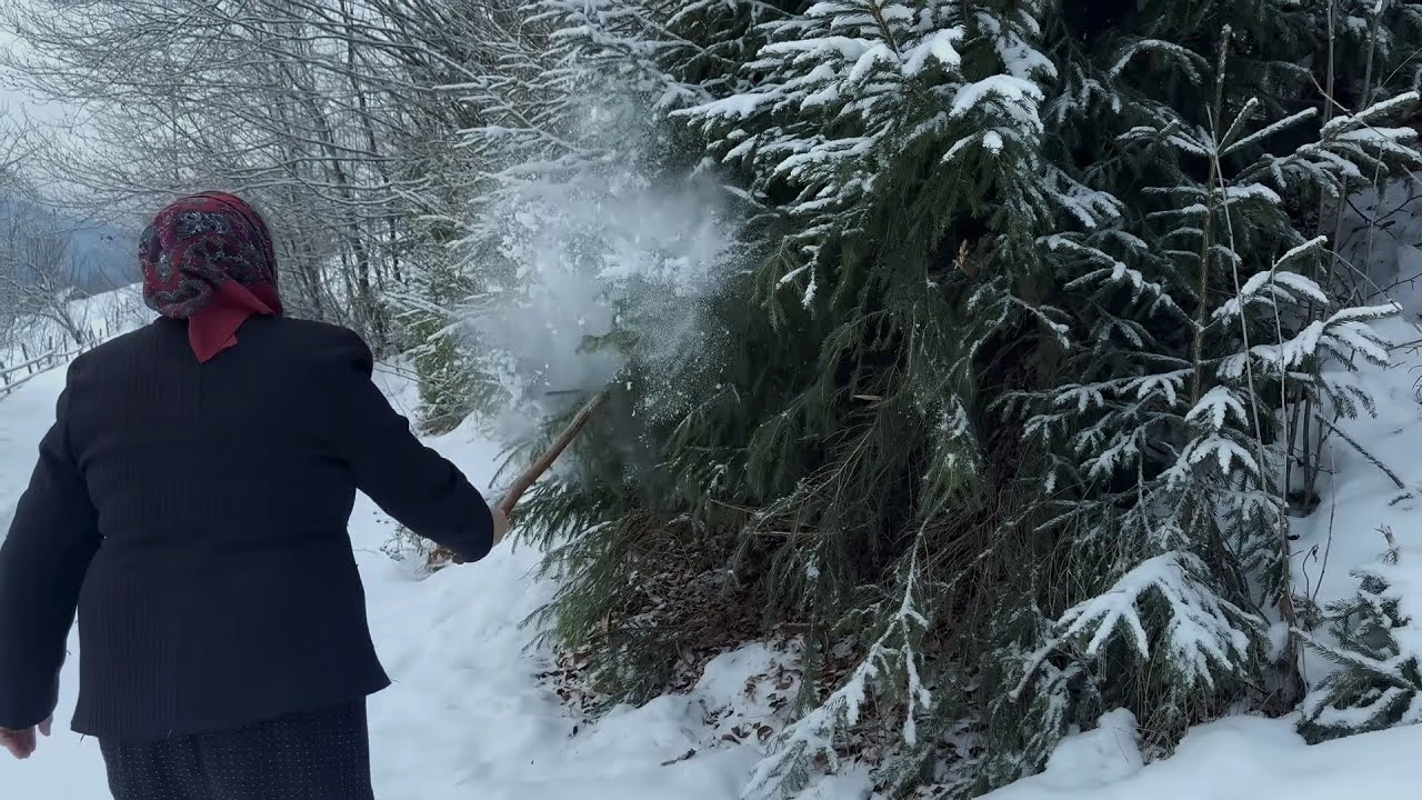 A Quiet Village Day: Grandpa & Grandma Cleaning, Cooking and Sharing a Meal 
