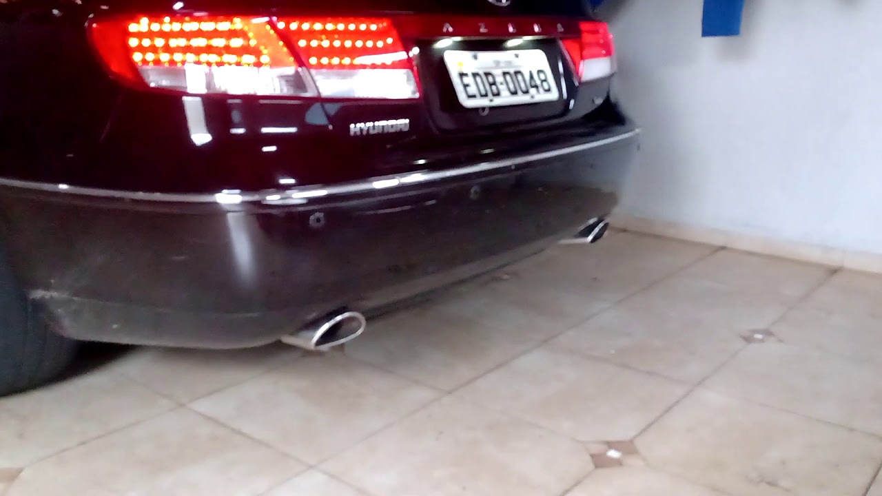 Azera 3.3 v6, sem abafador final