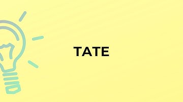 What is the meaning of the word TATE?