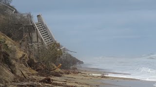 Erosion Patrol Under The Stairs At Nauset Light Beach
