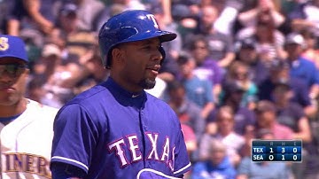 TEX@SEA: Andrus opens the scoring with a double