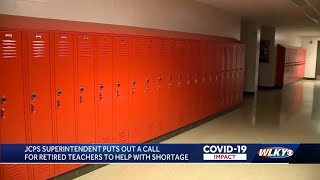 JCPS Superintendent is calling on retired teachers to return to the classroom