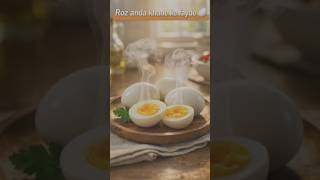 “Boiled Egg &amp; Green Salad – Perfect Healthy Meal#egg #facts #fast #viralvideo #protest #protein