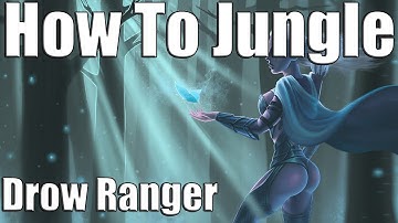 DoTa 2 How To Jungle Drow Ranger Patch 7.07