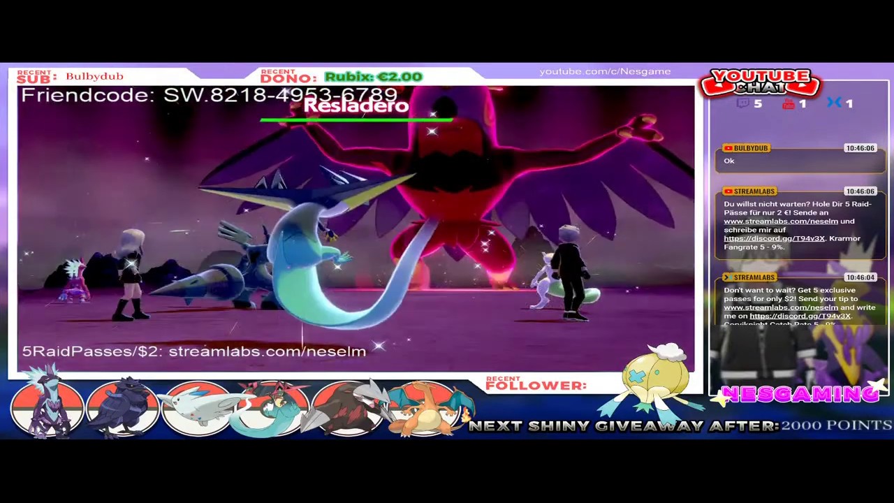 Free SHINY GMAX CORVIKNIGHT (& MORE) HOSTING - Pokémon Sword & Shield ...