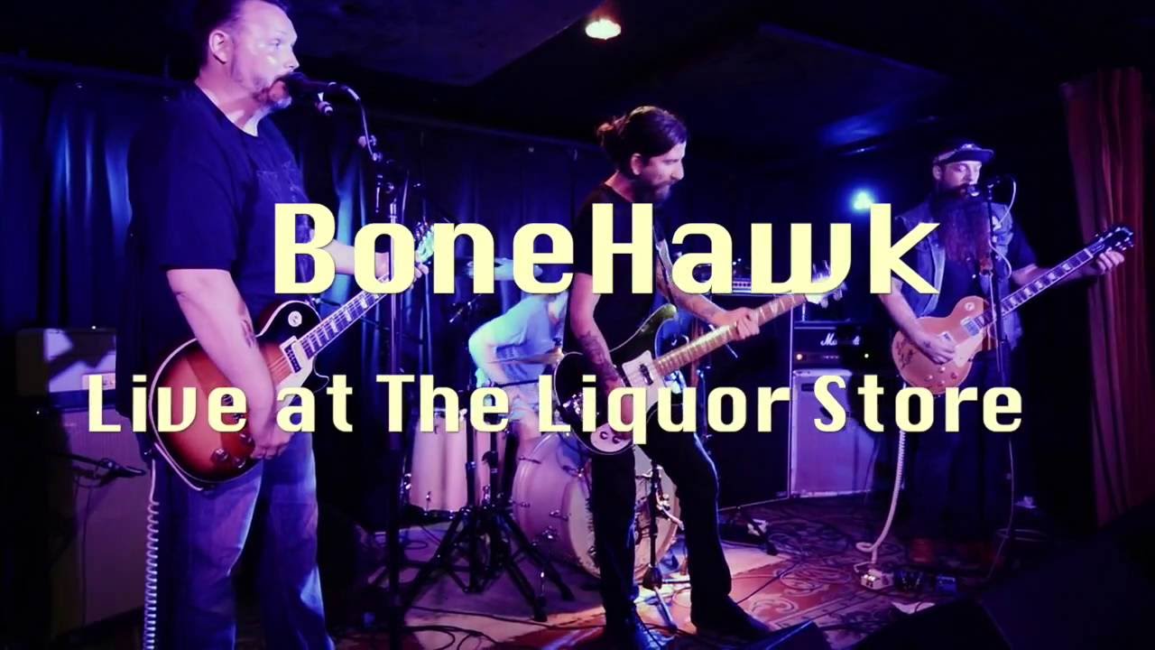 BoneHawk -"Don't Believe a Word" (Thin Lizzy cover)-Live at The Liquor Store