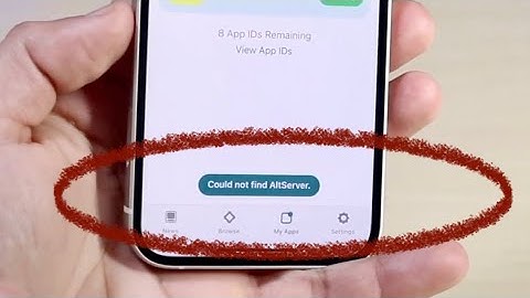 How To Fix AltStore: Could Not Found AltServer!