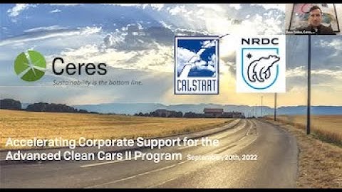 Accelerating Corporate Support for the Advanced Clean Cars II Program (a Climate Week NYC event)