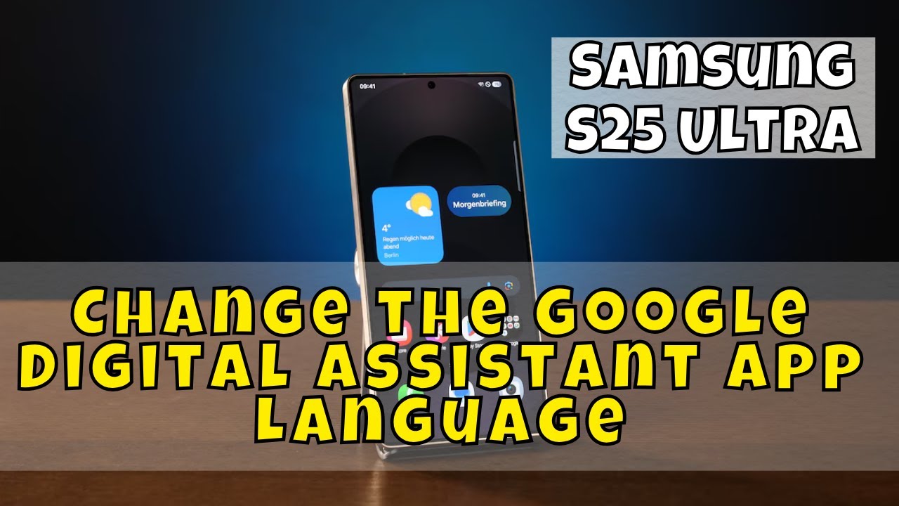 Samsung S25 Ultra: How to Change the Google Digital Assistant App ...