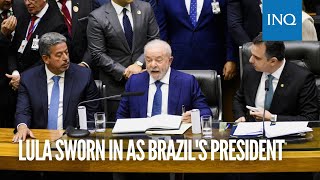 Lula sworn in as Brazil's president