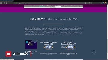 How to Bypass Windows 10, 8, 7 Login using KON BOOT & Reset Password