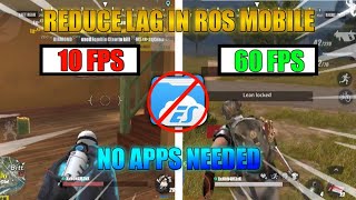 FIX/REDUCE LAG IN ROS MOBILE WITHOUT ANY APPS | ROS LAG FIX 2020 screenshot 5