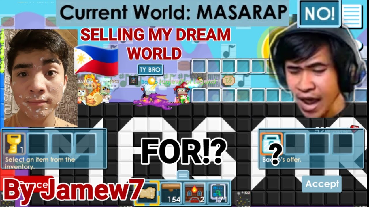 Selling My Dream World! "MASARAP" FOR!? (RIP MASARAP!) OMG!! - Growtopia