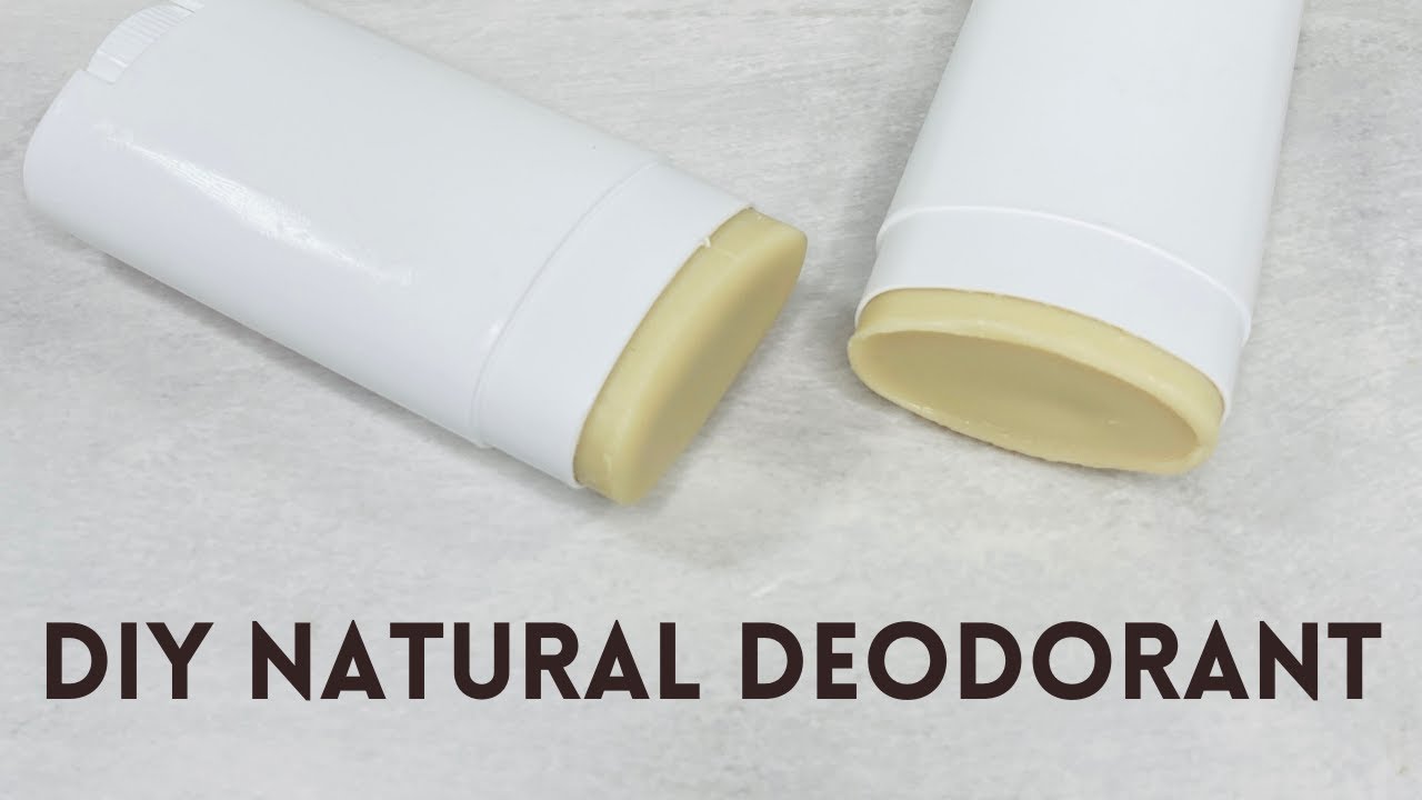 DIY NATURAL HOMEMADE DEODORANT ALUMINIUM FREE YouTube