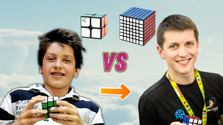 2x2 - 7x7 Rubik's Cube Race Feliks Zemdegs vs Feliks Zemdegs
