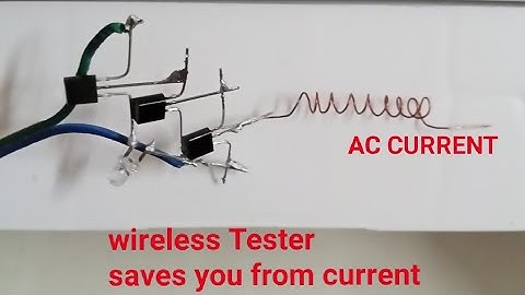 Check AC line without touching it | Amazing contactless circuit tester. BC547 project. AC line Teste