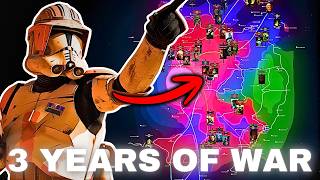 I Mapped EVERY Battle of the Clone Wars