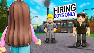 Factory Hires BOYS ONLY.. The Reason Will SCARE YOU.. (Roblox Bloxburg)