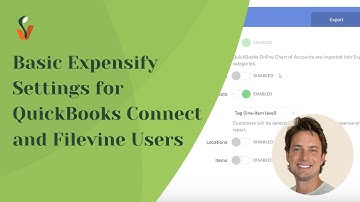 Basic Expensify Settings for QuickBooks Connect and Filevine Users
