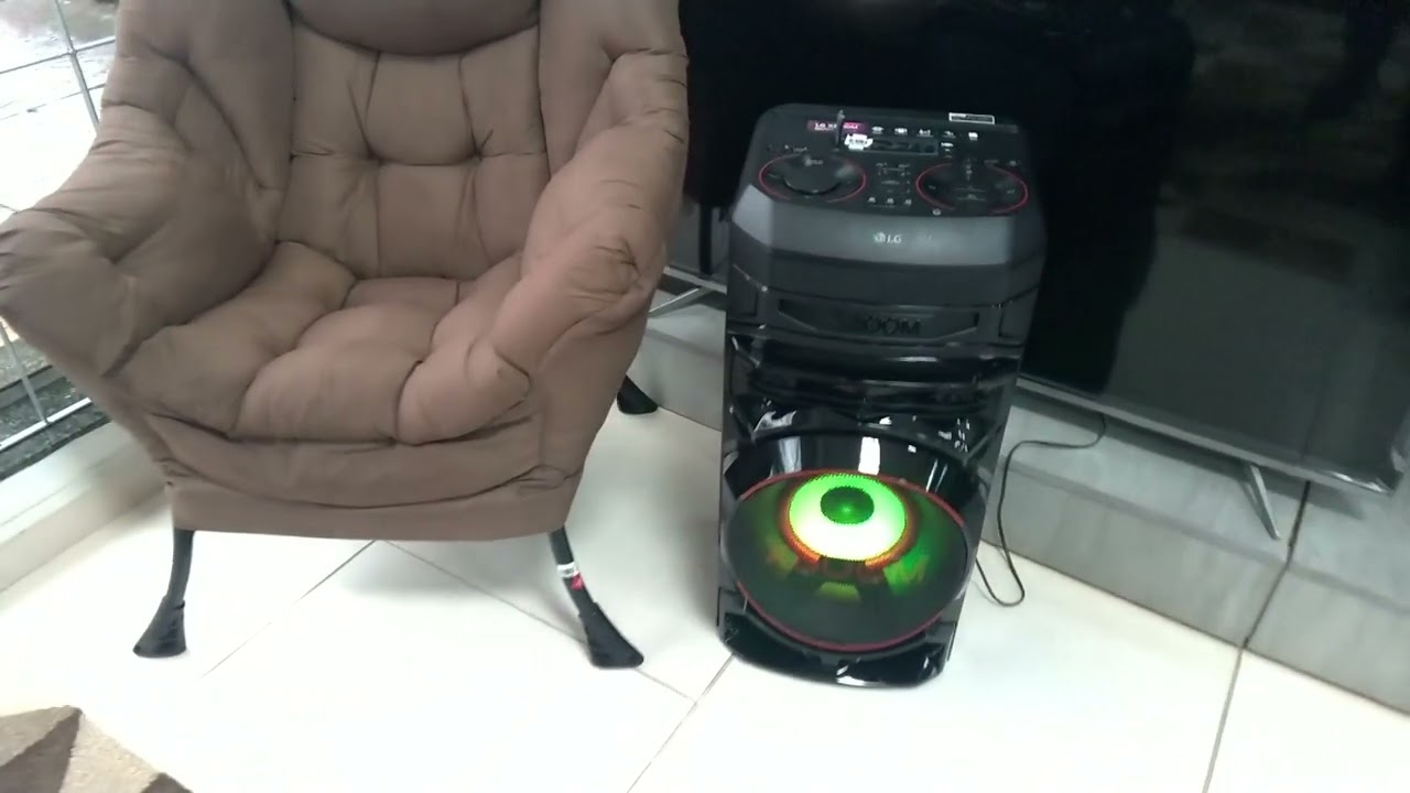 LG RNC5 modelo 2023, lançamento caixa de som torre.