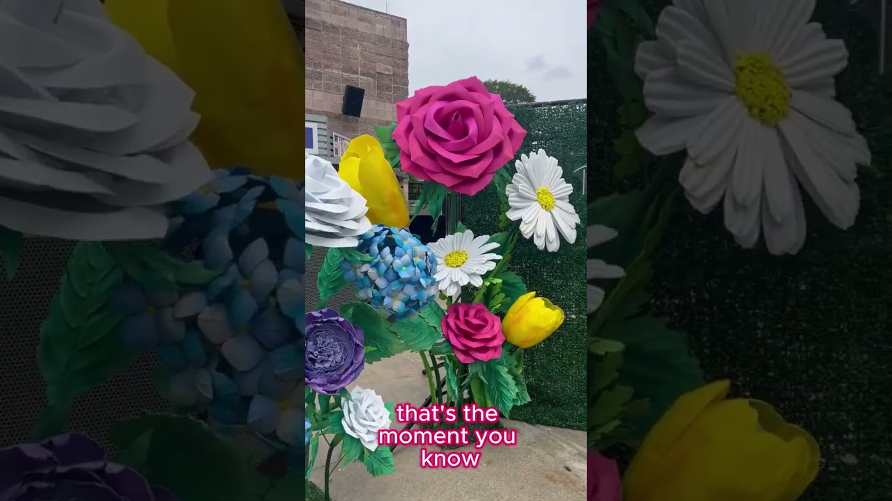 Giant Flowers for Giant Events