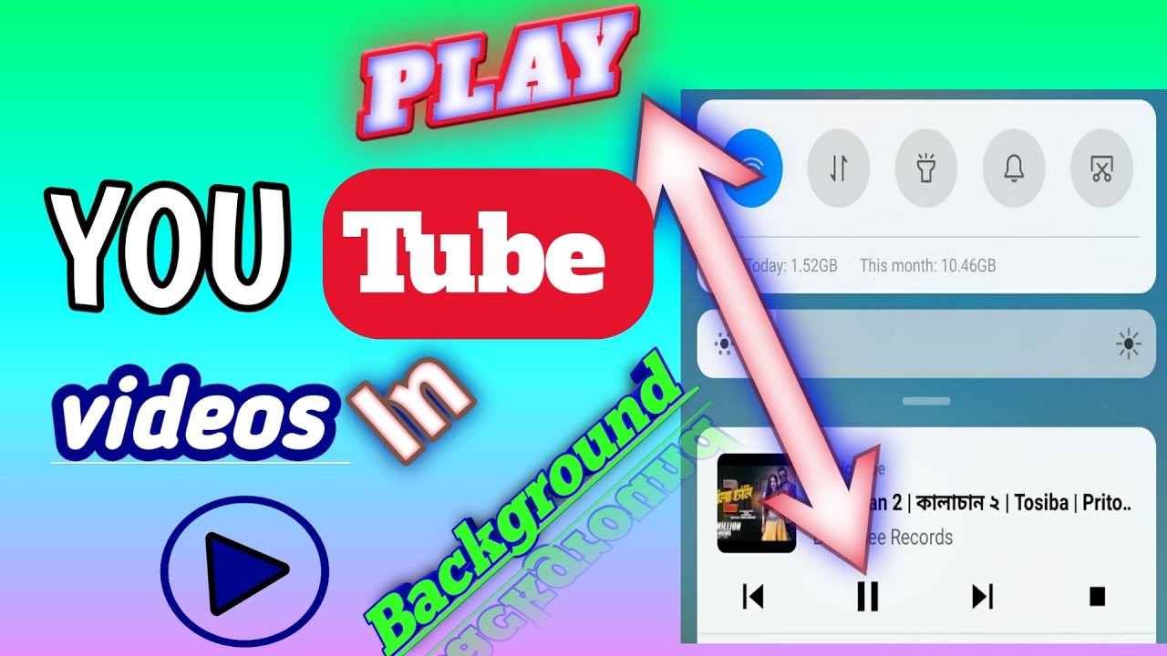 YouTube music Ko background Me kaise Chalaye ? How to play YouTube in