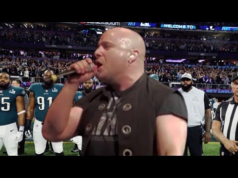Disturbed's David Draiman Sings The SuperBowl National Anthem